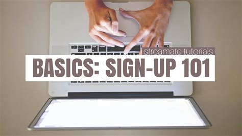 stream mate|STREAMATE BASICS: Sign.